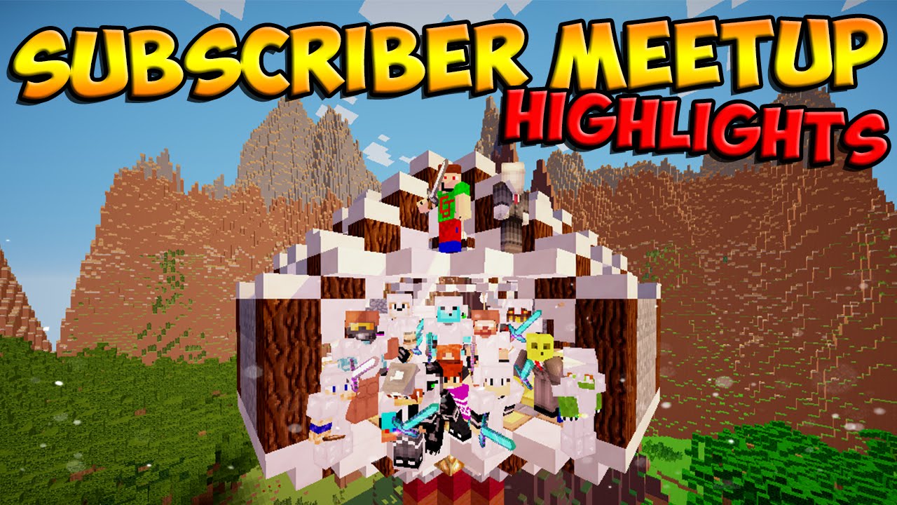 Subscriber Meetup Highlights! (Minecraft KitPVP)