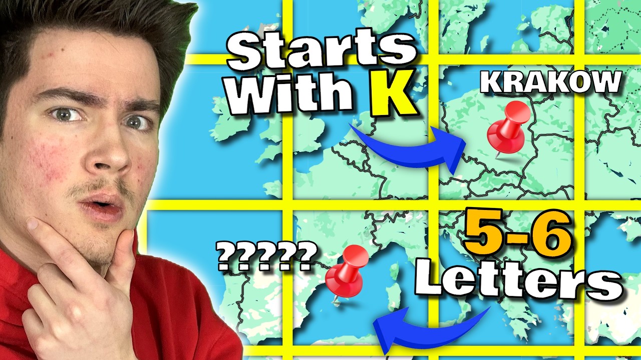 Can I Name European Cities That Fit in EVERY Square?