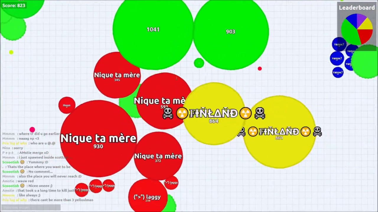 Five Colour Agario Team Mode (SNF Week 32)