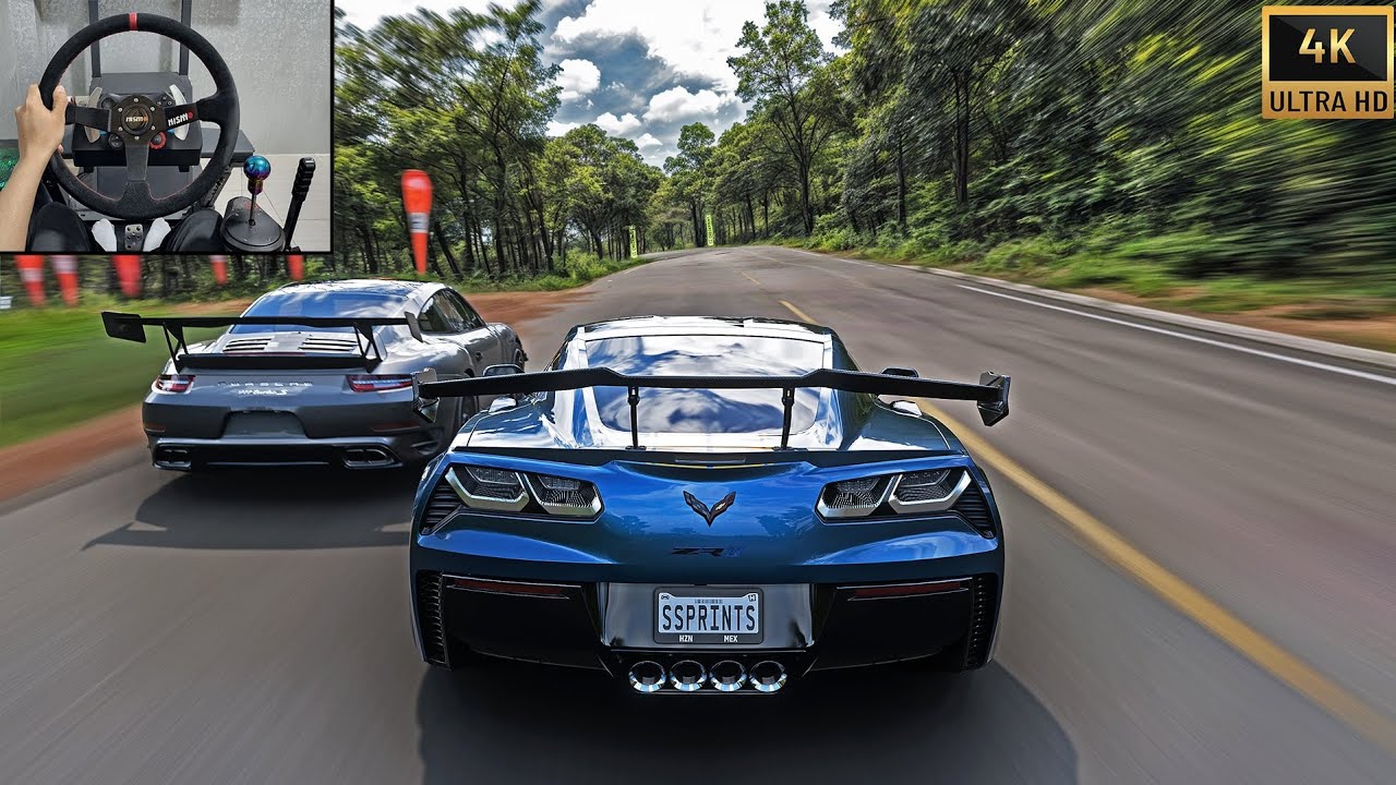 1200HP Corvette ZR1 VS Supercars | Forza Horizon 5 Steering Wheel Gameplay