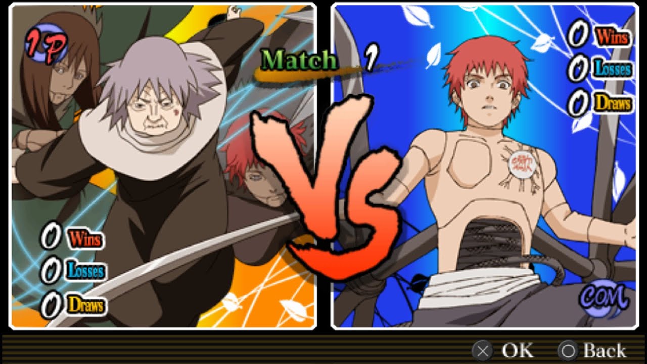 Chiyo VS Sasori (Marionete) (ULTIMATE DIFFICULTY) - Naruto Shippuden Ultimate Ninja Heroes 3