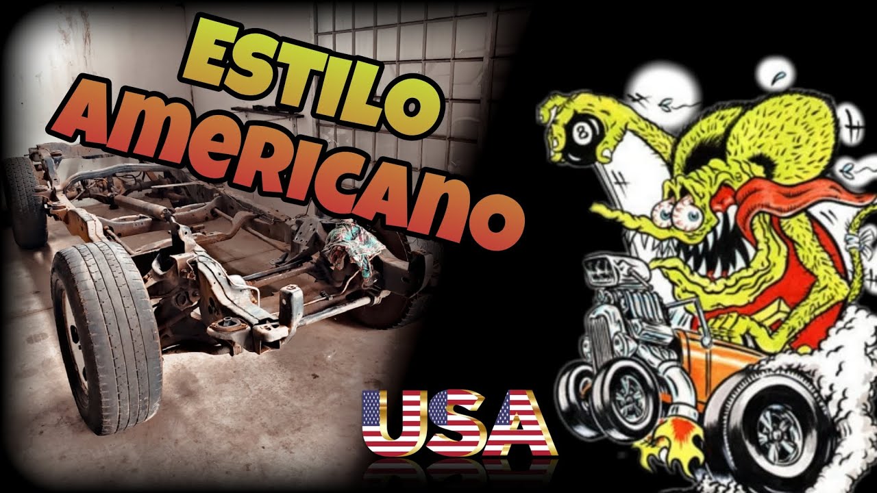 Estilo Rat Rod No Brasil, Revelei o Projeto Surpresa 🇧🇷🇱🇷