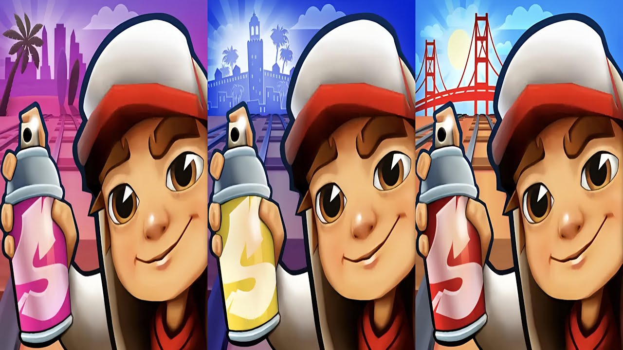 Subway Surfers : Aloha Hawaii 2025 🆚 San Francisco 2024 🆚 Marrakesh 2024