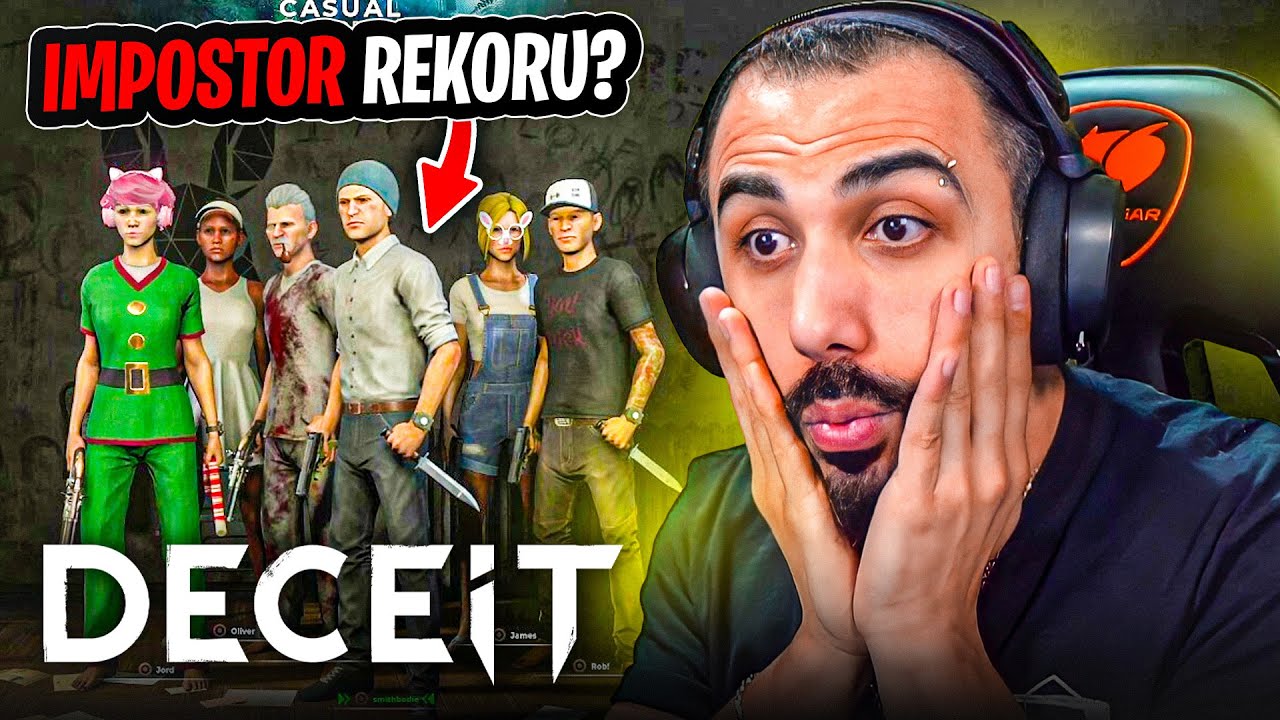 IMPOSTOR REKORU KIRDIM! EKİPLE DECEİT | Barış Can
