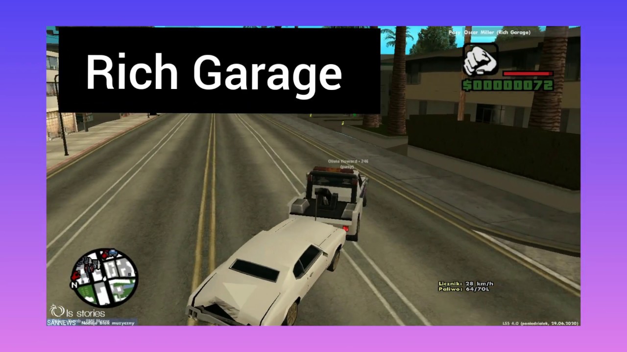 Rich Garage transport auta do warsztatu #1