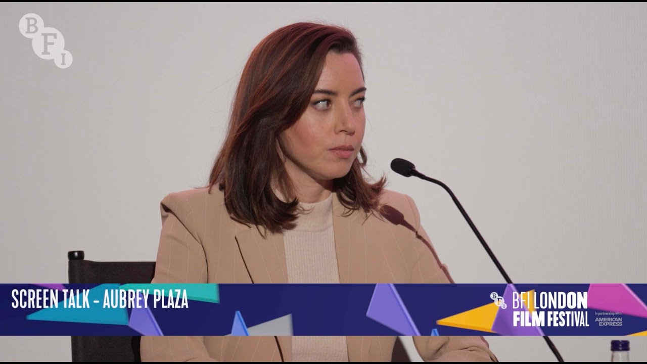 Aubrey Plaza on Emily the Criminal, Parks and Rec and talk show weirdness | BFI LFF 2022 Screen Talk