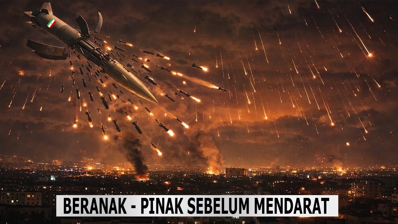 MENGERIKAN! Jadi Sorotan Dunia, Rudal Terbaru Iran TAK BISA Dibendung Beranak-Pinak Sebelum Mendarat