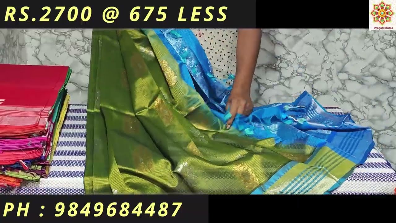 25% Discount On Mangalagiri Pattu Sarees // Discount sale // Mangalagiri Pattu 