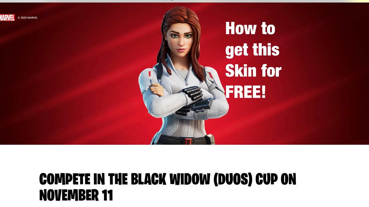 How to get BRAND NEW Black Widow🕷 Skin For FREE!!