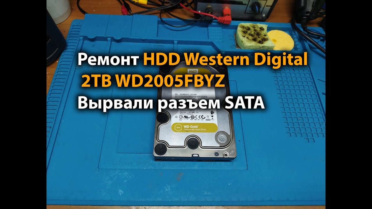 Ремонт HDD Western Digital Gold 2TB  WD2005FBYZ
