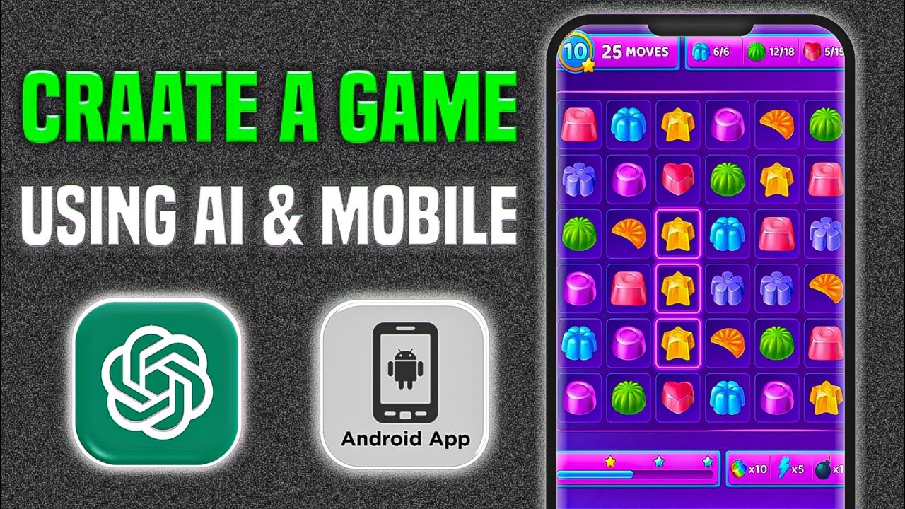 Create an Game in Minutes Using AI And Mobile 🤫 || No Coding Skills Required!