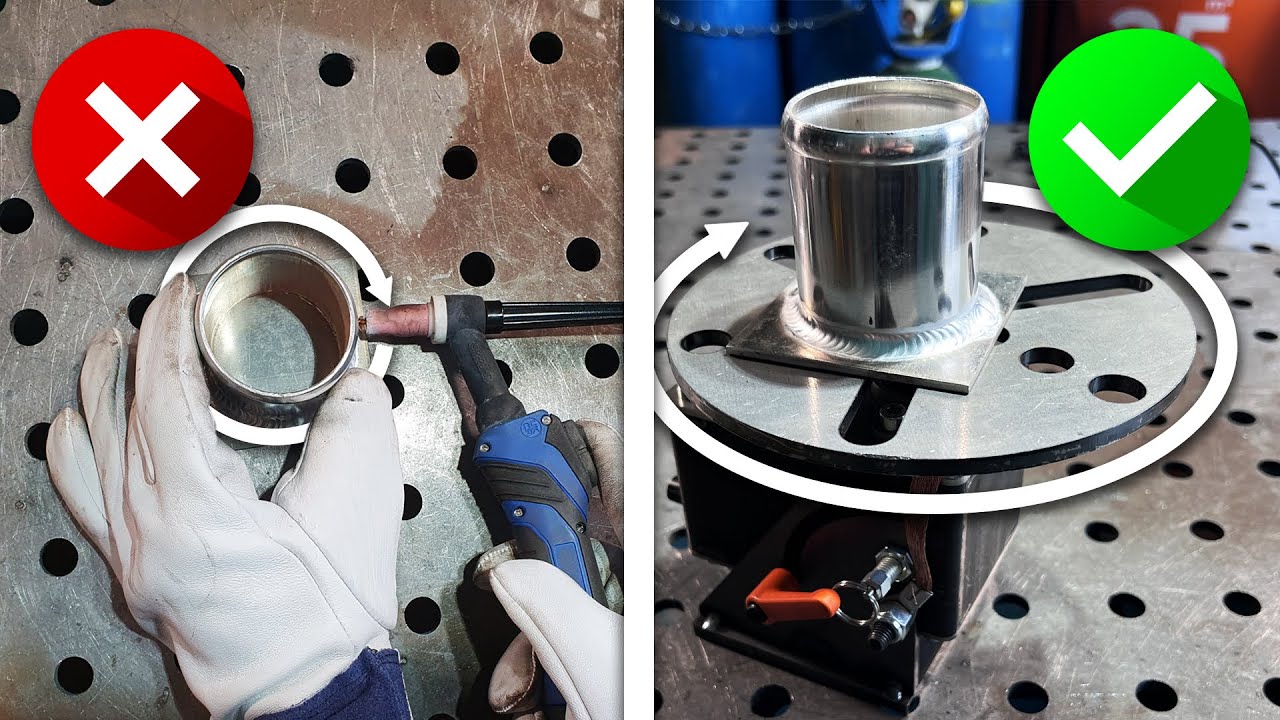 Einfach Rohre schön Schweißen Drehtisch zum schweißen von @germanweldingtools5527