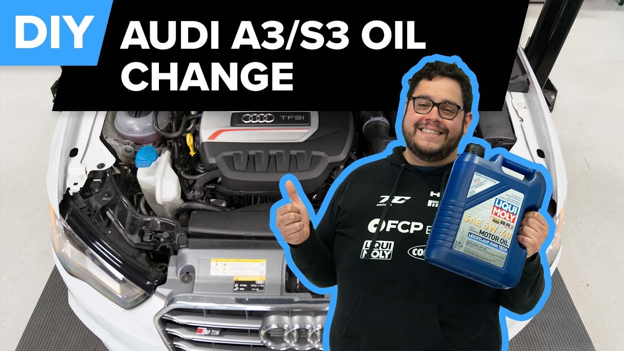 Audi A3 Oil Change DIY (2015-2020 MQB Audi 8V A3, S3)