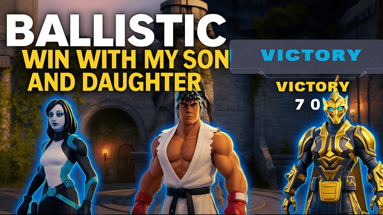 Family Domination on New Hammer Fall Map! | Fortnite Ballistic 7-0 Sweep