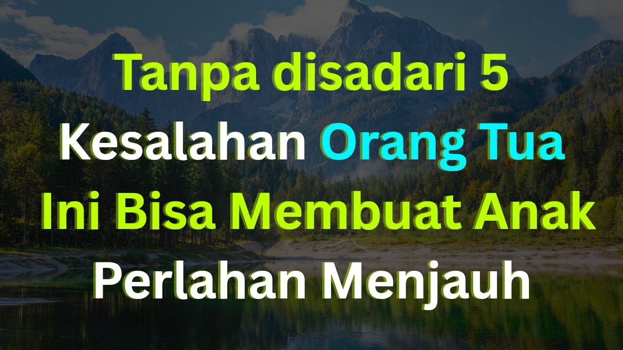 Hati-Hati di Usia 70 Tahun, 5 Kesalahan Orang Tua Ini Bisa Membuat Anak Perlahan Menjauh