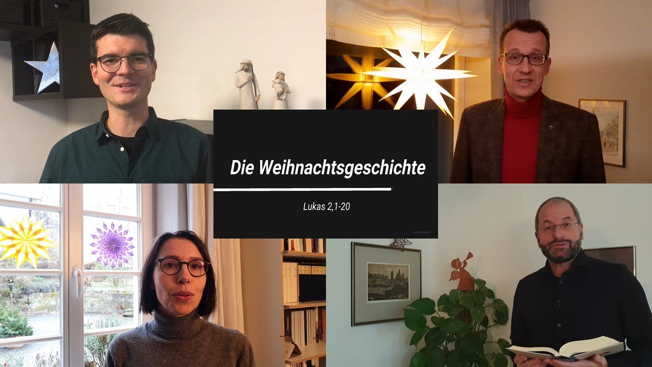 Weihnachtsgeschichte: Lukas 2, 1-20 - gelesen von Pfarrerinen und Pfarrern des Ev. Dekants Melsungen