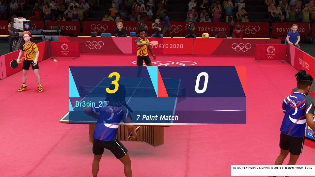 OLYMPIC GAMES TOKYO 2020 Table Tennis Dubs