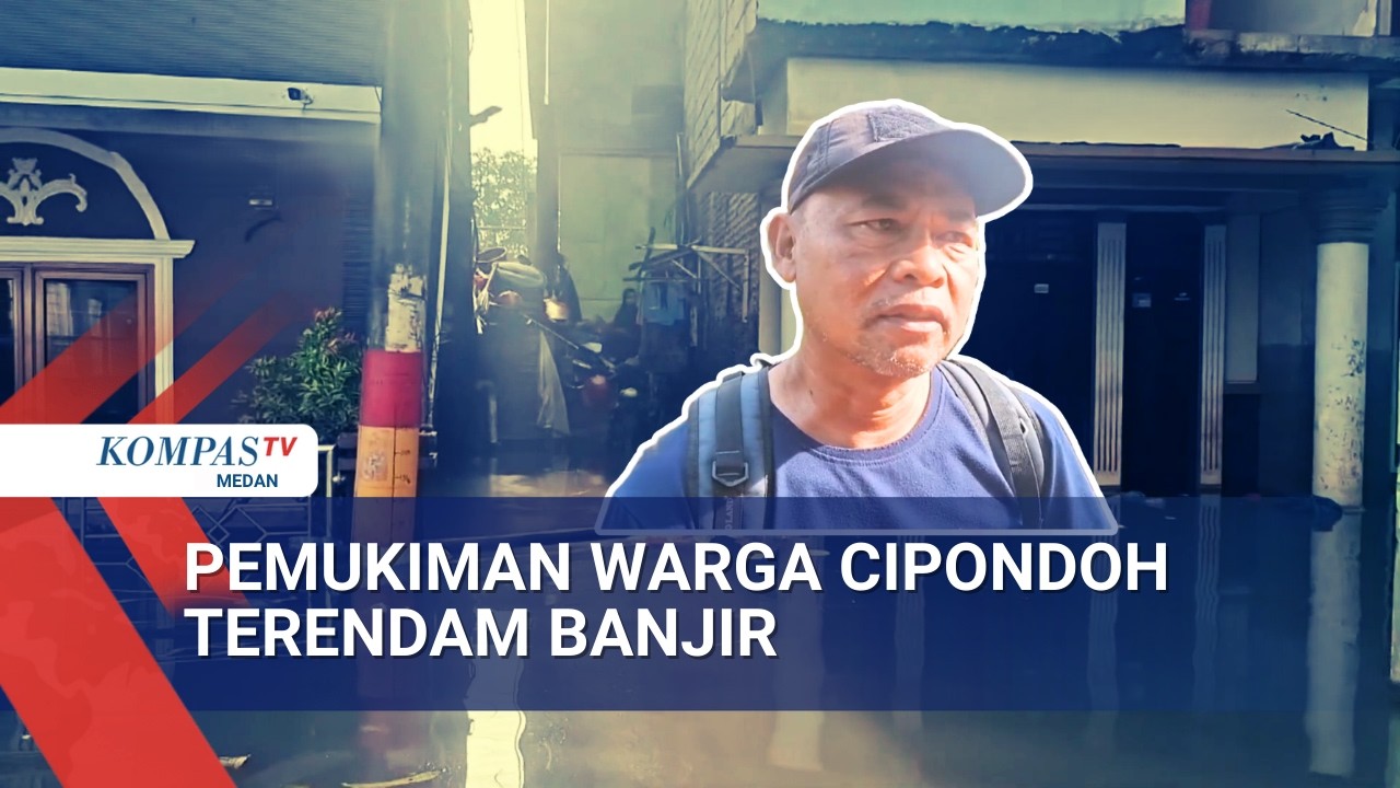 Rumah Warga di Cipondoh Tangerang Terendam Banjir Setinggi 1,2 Meter