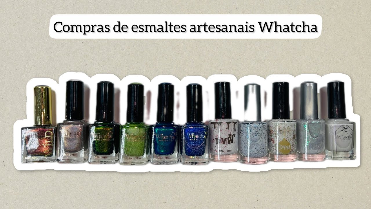 Compras de esmaltes artesanais da Whatcha | Indie Polish