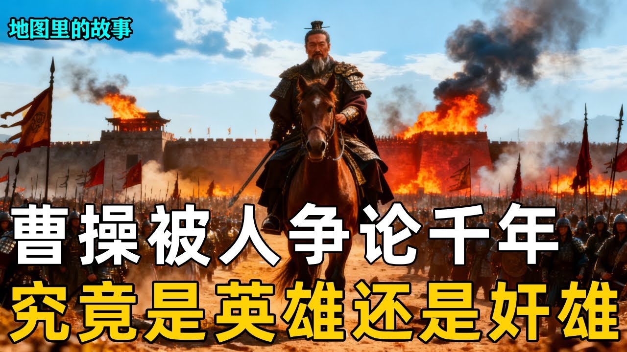 【曹操】三维地图讲解——曹操的一生就是一部逆袭成长史！世人争论千年他到底是英雄还是奸雄？从无名小卒如何一步步登顶乱世枭雄？#曹操 #三国演义 #黄巾军 #兖州 #鲍信 #陈宫