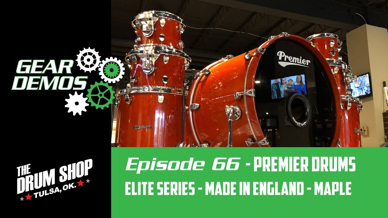 Premier Elite 8pc Shell Pack - Drum Shop Tulsa Gear Demos EP66