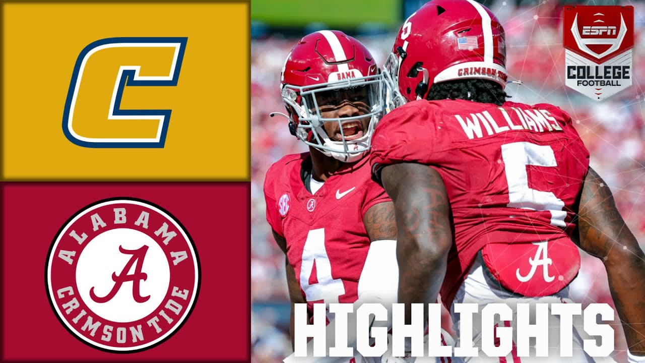 Chattanooga Mocs против Alabama Crimson Tide | Полные обзоры матча