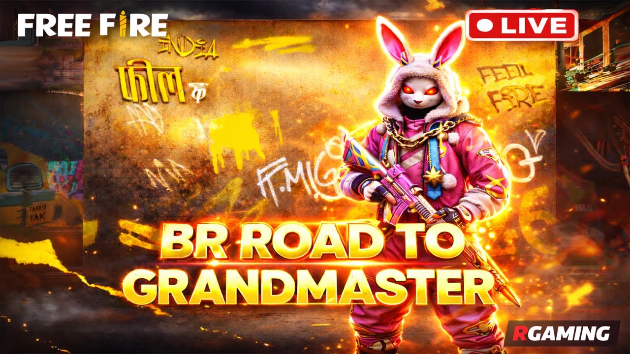 BR Road to Grandmaster 💪🔴आज होगा🔴 | Free Fire Live |  Free Fire Gameplay