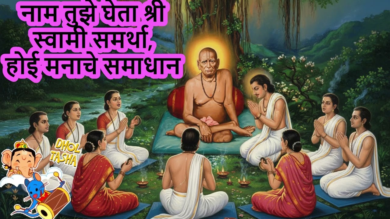 नाम तुझे घेता श्री स्वामी समर्था, होई मनाचे समाधान  #swamibhakti #bhaktigeet #devotionalsongs