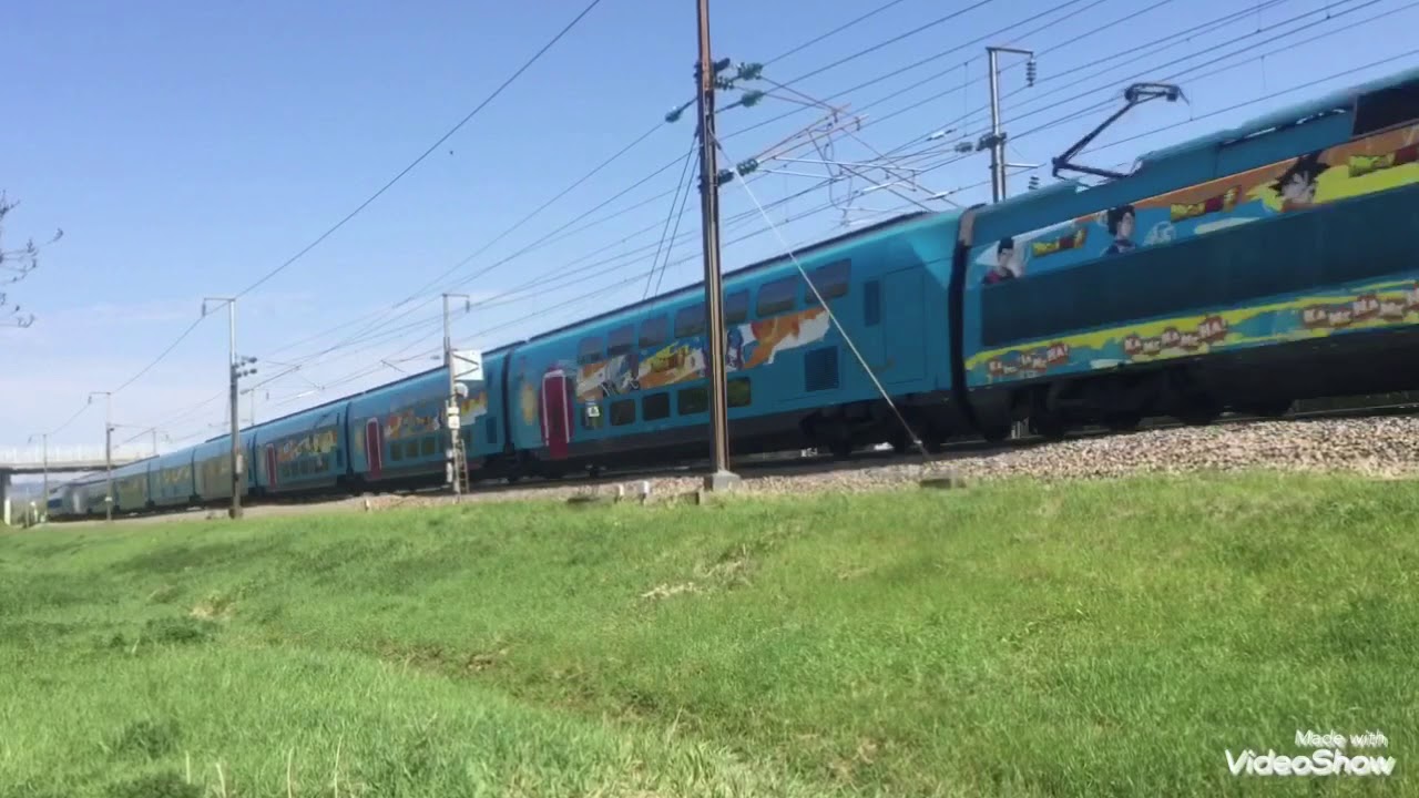 2ème partir vert la gare mâcon loche TGV um de TGV France suisse 2N2 le samedi 20 avril 2019