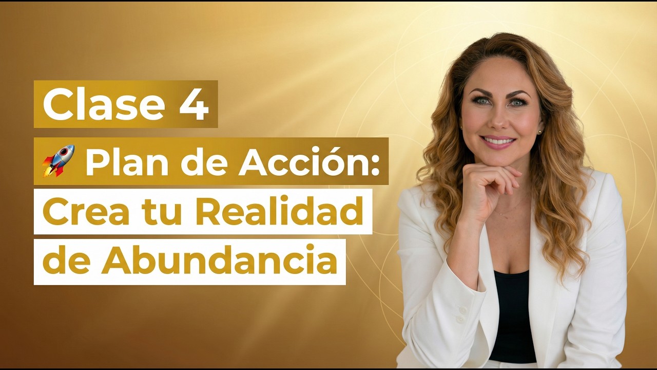 🚀 Plan de Acci&oacute;n: Crea tu Realidad de Abundancia en 6 Meses | Clase 4