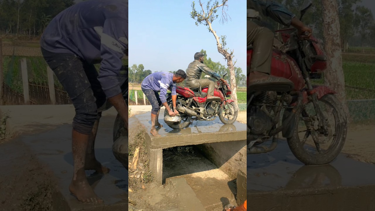 Why mud all over the boy's body