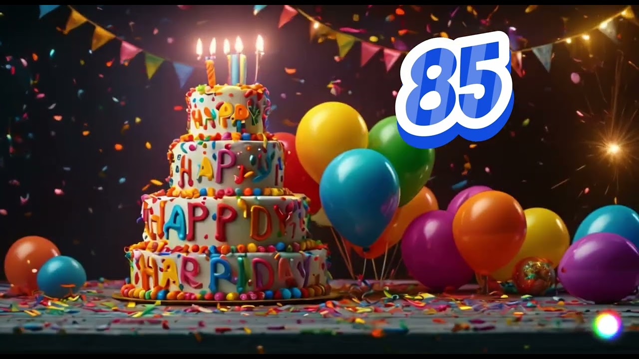 Happy birthday song for 85 year olds || Happy Birthday to you