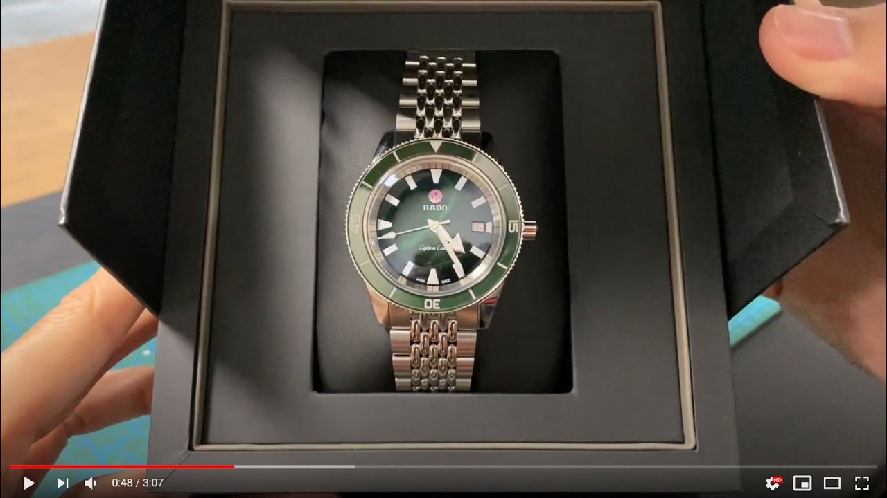 Rado Captain Cook Unboxing Green Dial R32505313