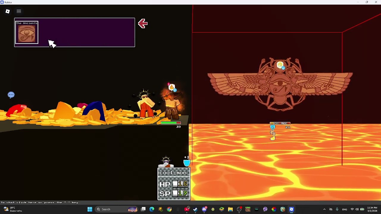 the ancient boss fight
