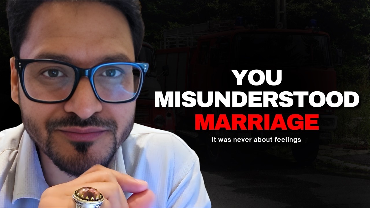 You Misunderstood Marriage &mdash; It Was Never About Feelings  | M Tahleel Shah 🔥🔥🔥