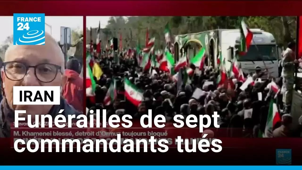 Iran : funérailles de sept commandants tués dans la même attaque que Ali Khamenei • FRANCE 24