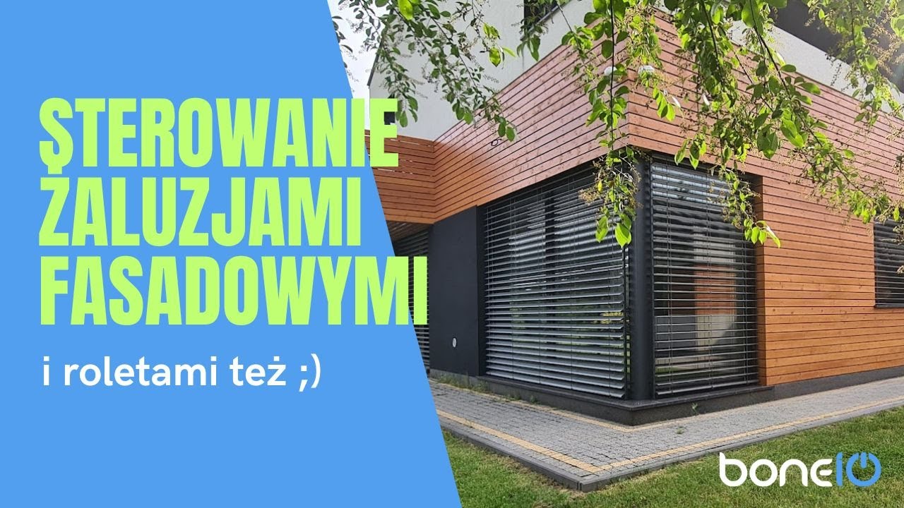 Konfiguracja sterownika boneIO Cover do pracy z żaluzjami fasadowymi