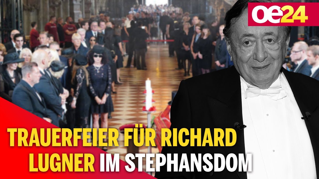 ✞ Trauerfeier für Richard Lugner im Stephansdom