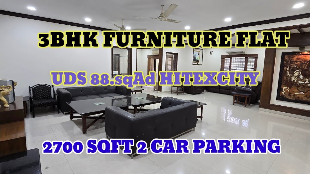 || 2750 SQFT FLAT SALE || HITECH CITY TOYOTA SHOW ROOM || RR PROPERTIES || PROPERTY CODE : RR1501