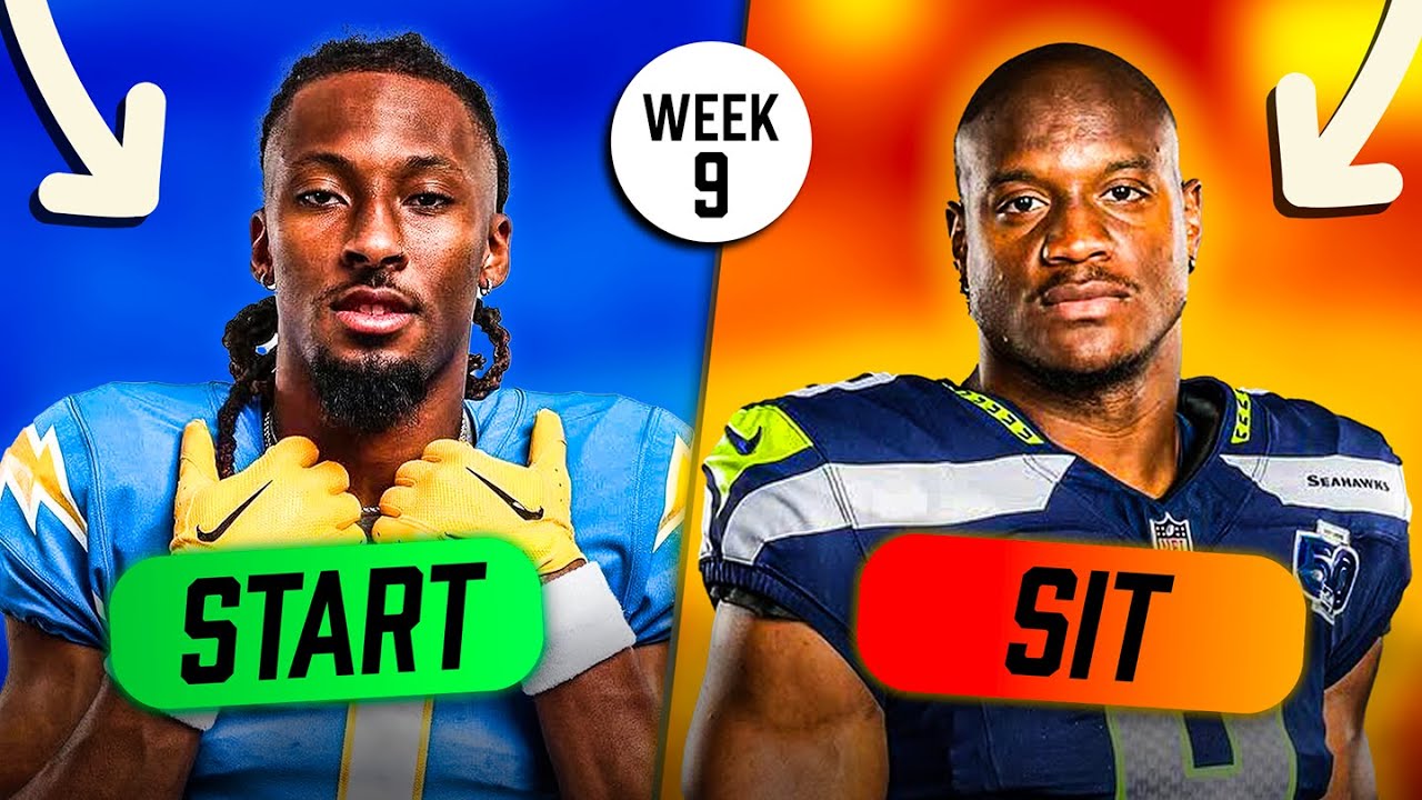 START or SIT For Every RB & WR - Week 9 Fantasy Football
