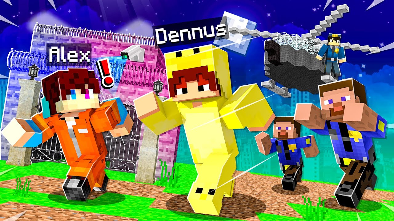 BESTE VRIEND Helpen ONTSNAPPEN Uit De GEVANGENIS In MINECRAFT! (Survival)