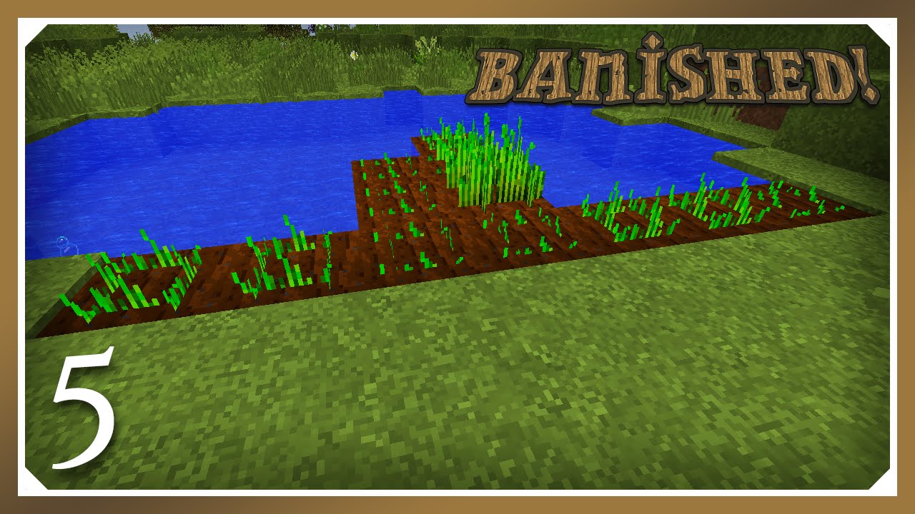 Minecraft Banished Modpack | Growing Wheat! | E05 (Harsh Survival Minecraft 1.10.2)