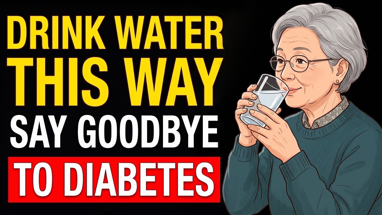 How Seniors Should Drink Water to Support Blood Sugar & Diabetes Health &ndash; Doctor Explains!
