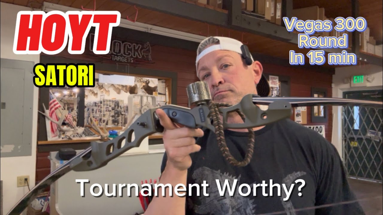 Shooting the HOYT SATORI as “target bow” indoor 300 round