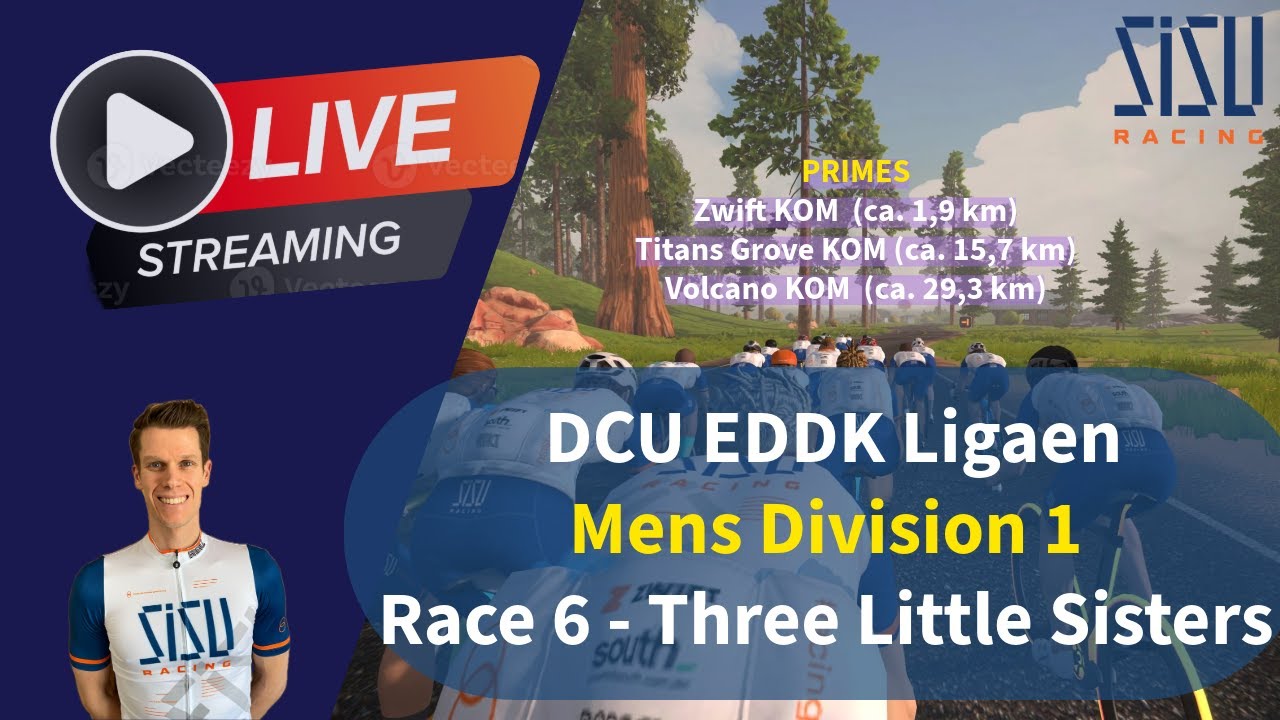 Zwift Racing | DCU EDDK Ligaen Men Division 1 - Three Little Sisters | Cat A | 17-12-2025