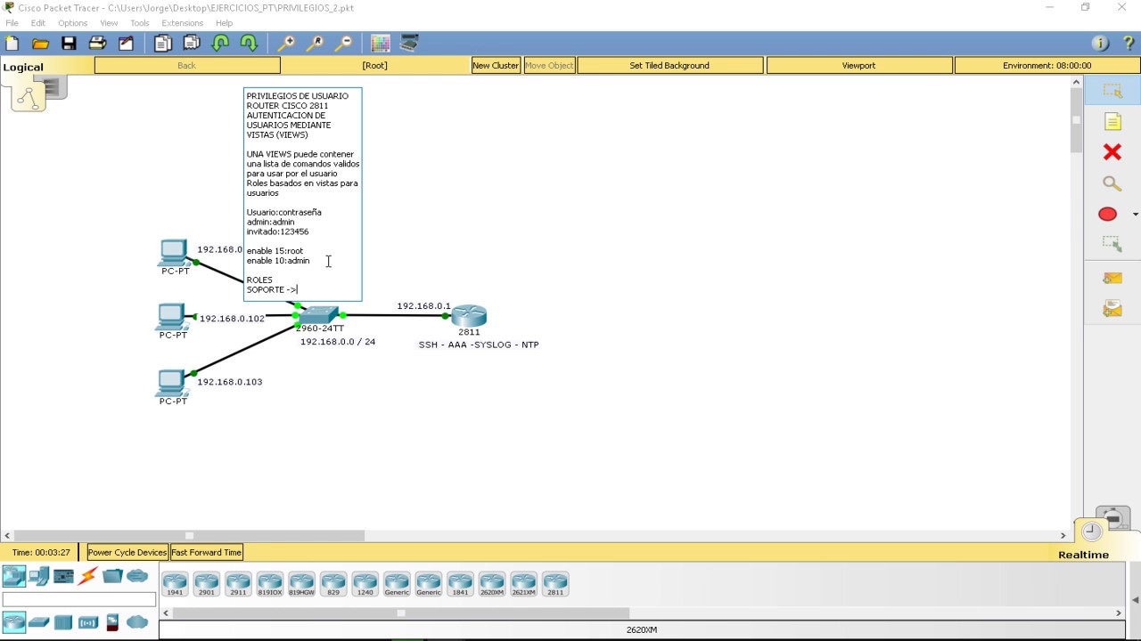 Privilegios de usuarios basado en vistas VIEWS (Parte III)