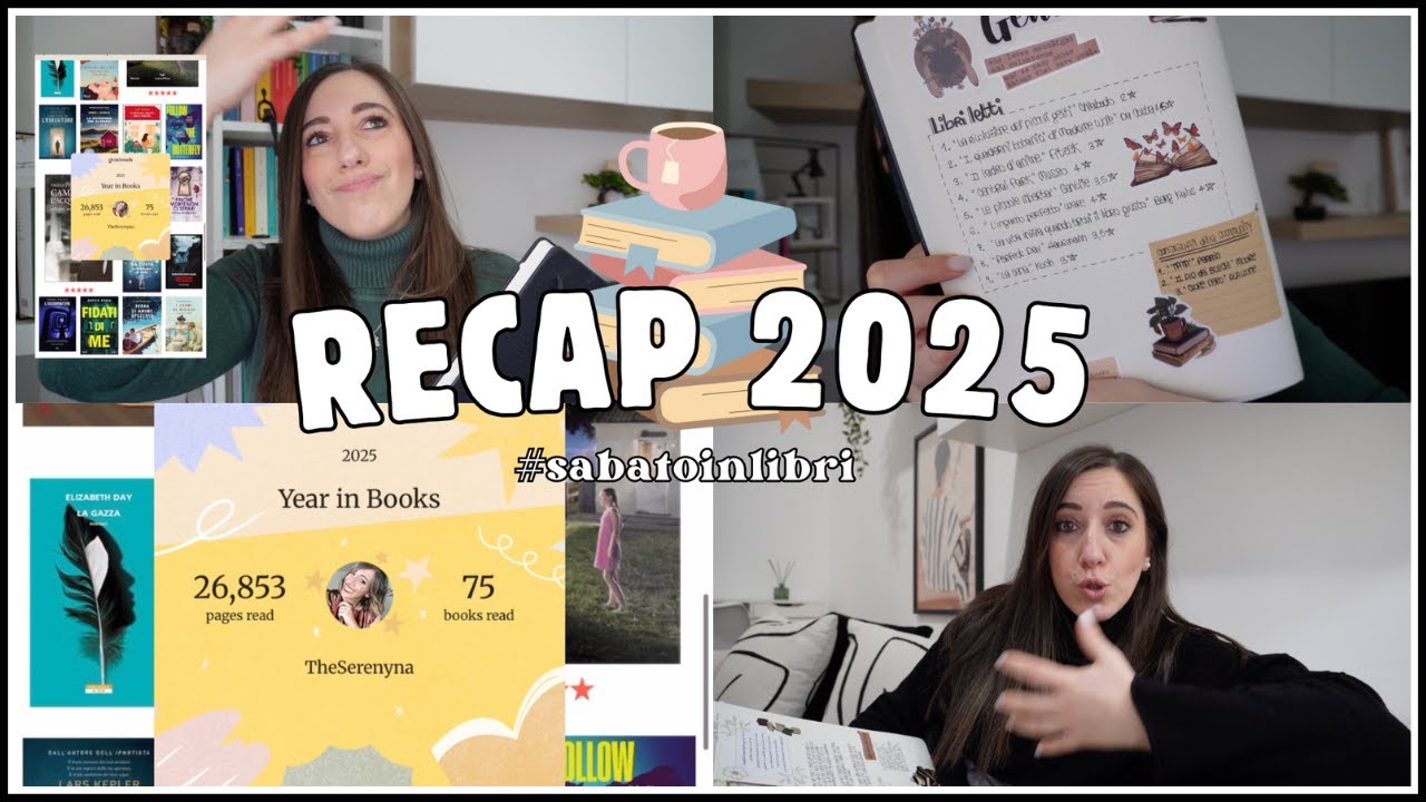RECAP 2025 📚 Il bilancio delle mie letture | #sabatoinlibri