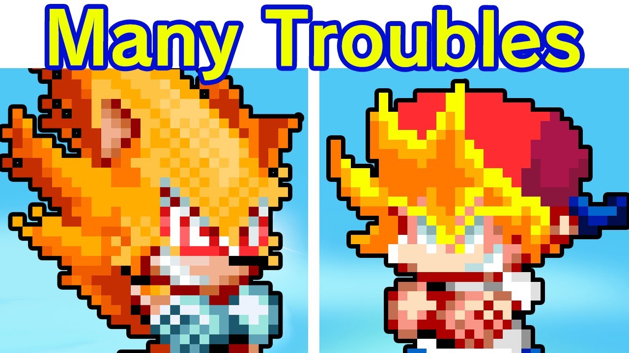 Friday Night Funkin' VS Sonic.EXE - Way Too Many Troubles | Final Triple Trouble (FNF Mod/Sonic)