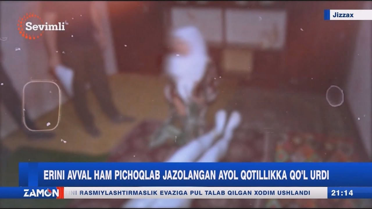 Erini avval ham pichoqlab jazolangan ayol qotillikka qo'l urdi (Jizzax)