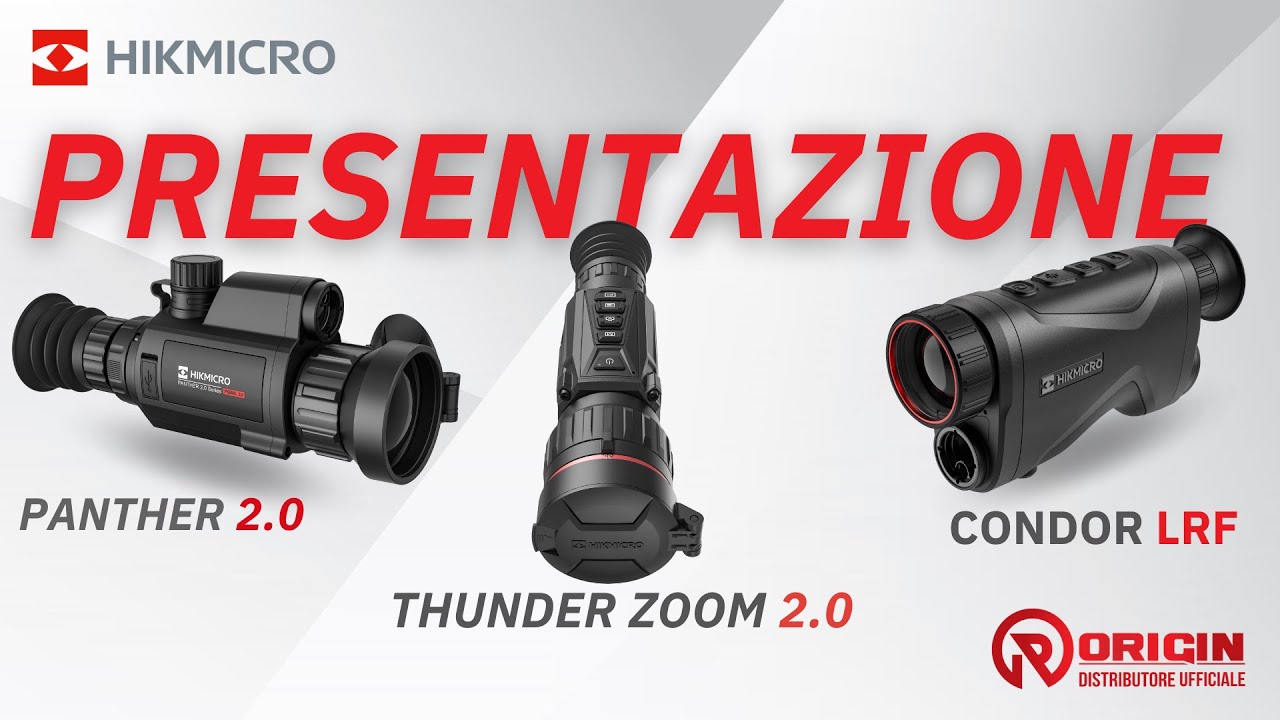 Visori Termici HIKMICRO - PANTHER 2.0 - THUNDER ZOOM 2.0 - CONDOR
